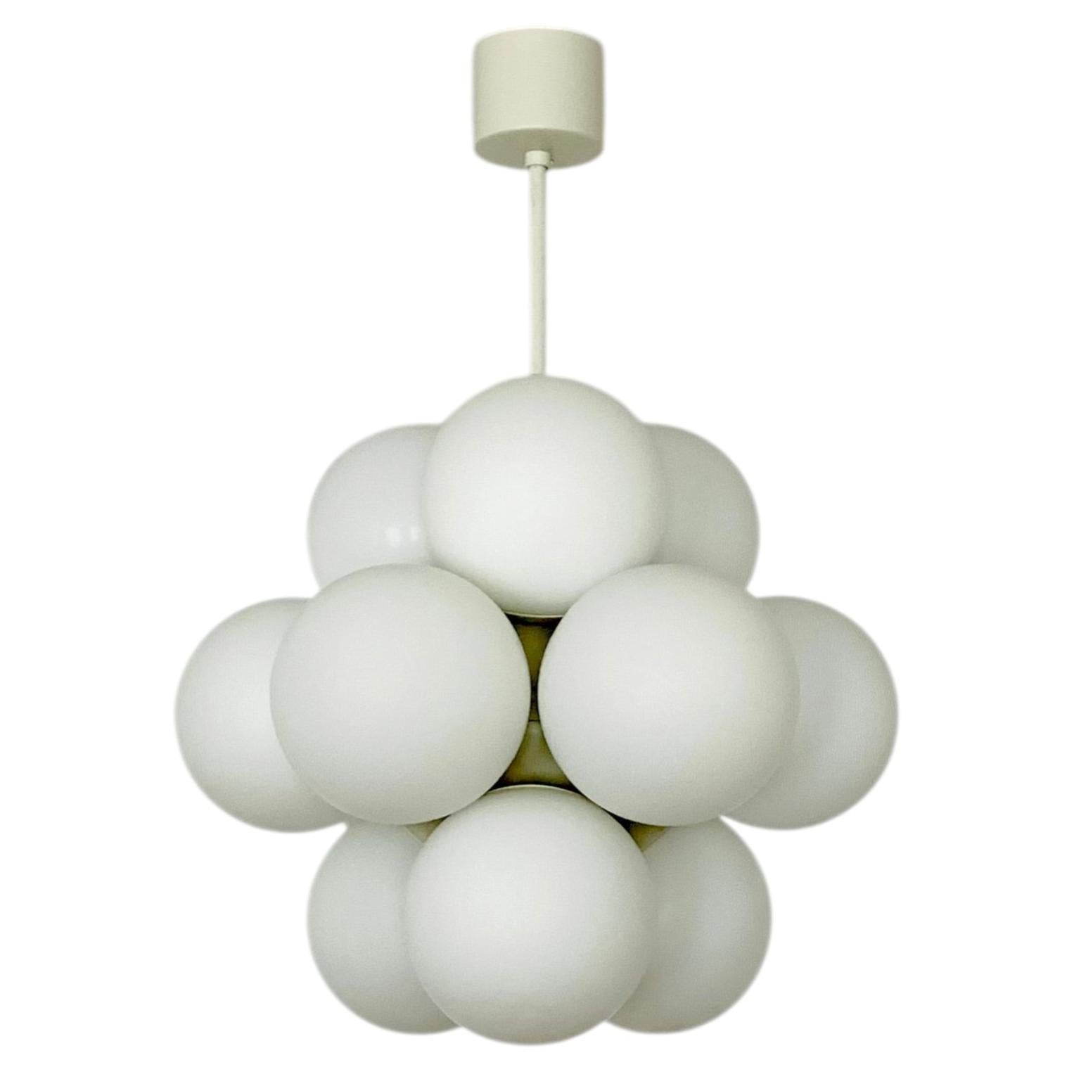 Opaline chandelier, Kaiser Leuchten