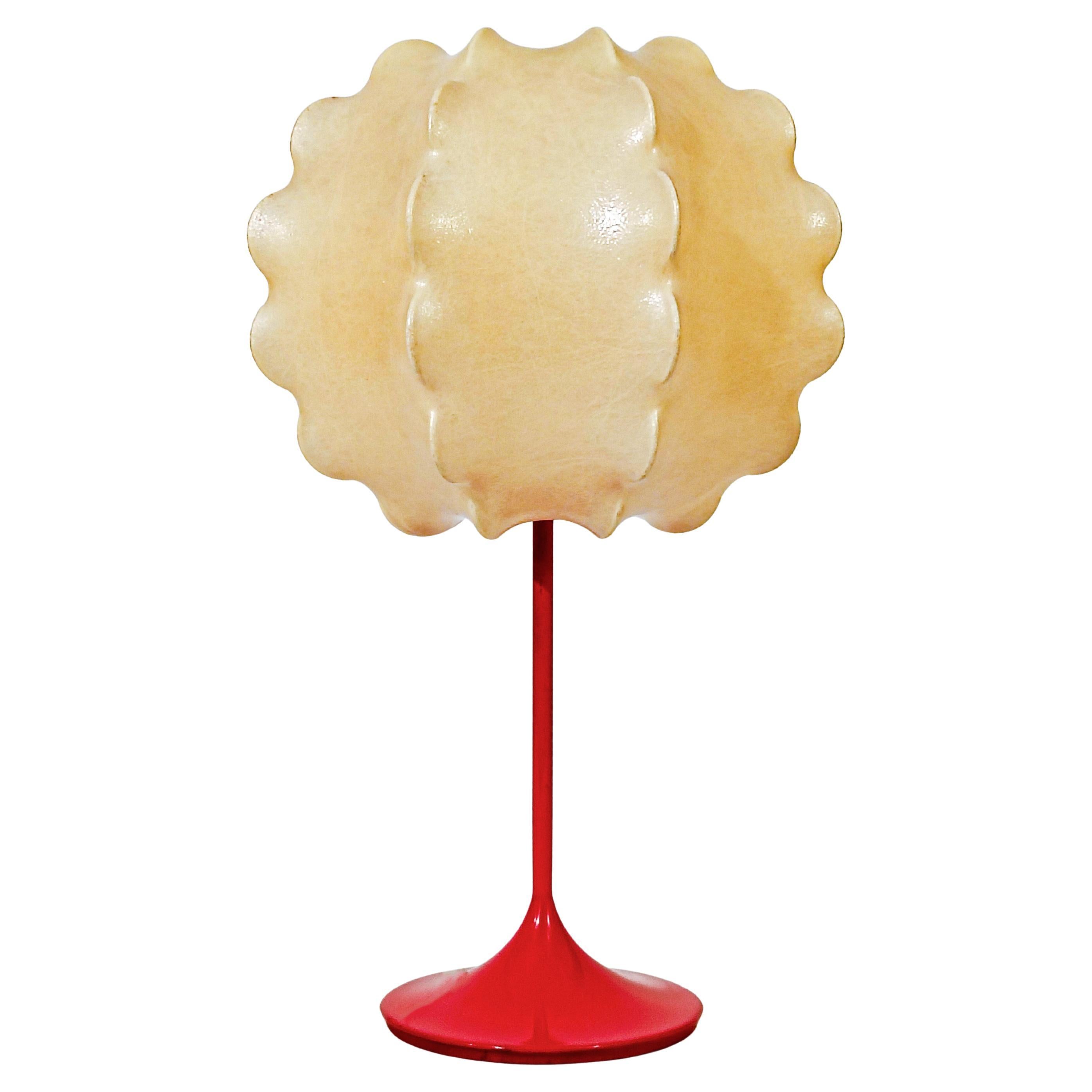 Cocoon resin lamp, Tobia Scarpa style